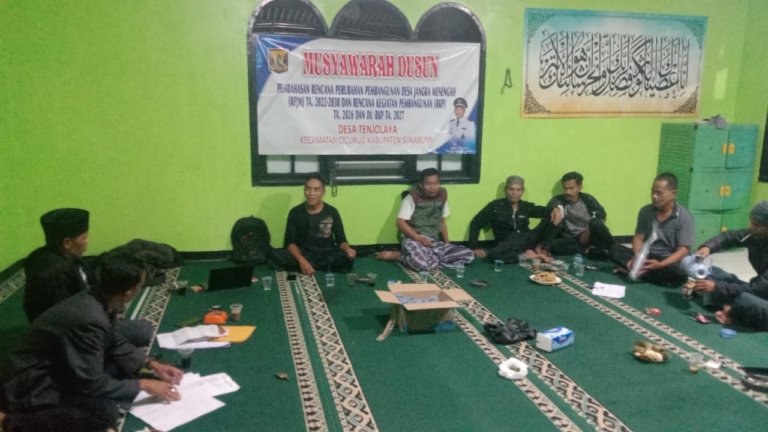 Desa Tenjolaya Gelar Musyawarah Dusun Beruntun, Dimulai Dari Kampung Sadamukti Rw 001