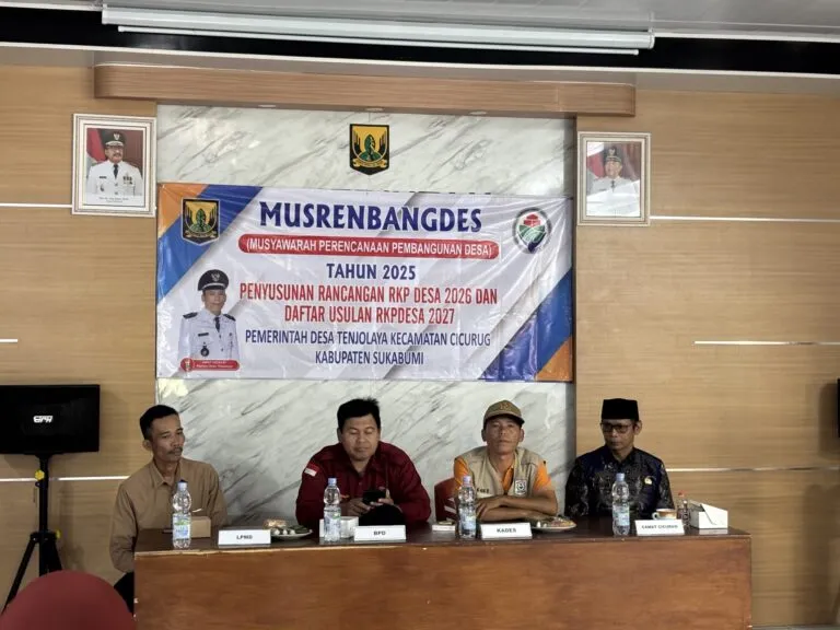 Desa Tenjolaya menggelar kegiatan Musrenbangdes Tahun 2025