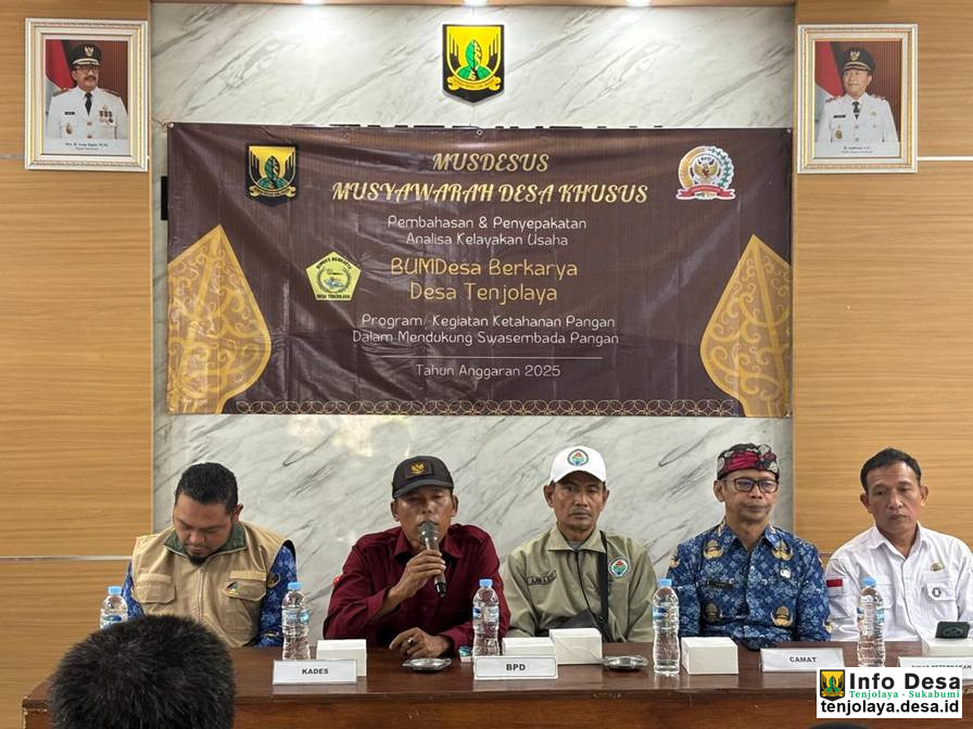 Musdesus Desa Tenjolaya Bahas dan Sepakati Analisa Kelayakan Usaha untuk Penguatan BUMDes