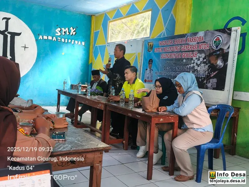 Sosialisasi Bahaya Narkoba Digelar untuk Melindungi Generasi Muda di Lingkungan Sekolah Desa Tenjolaya