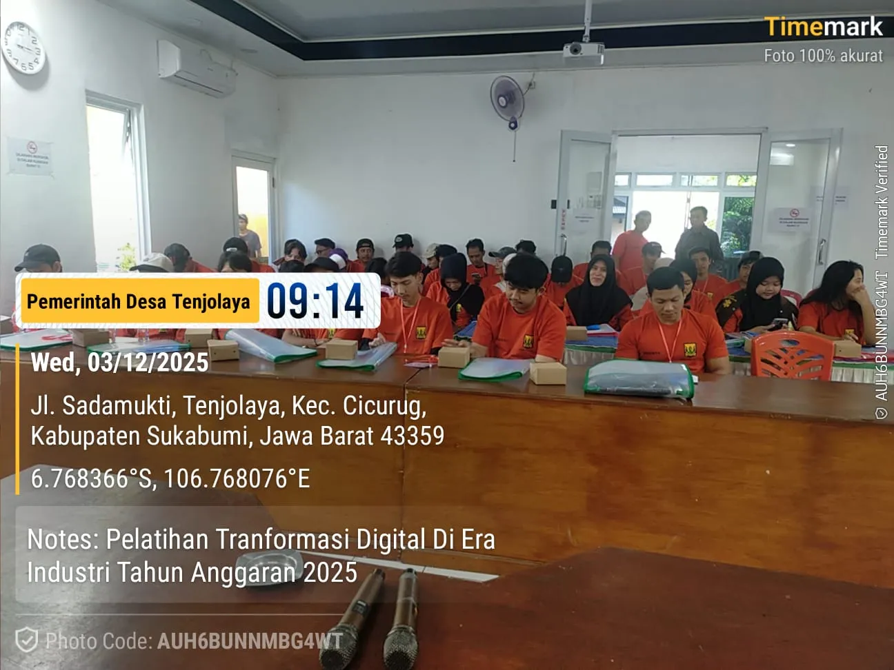 pelatihan transformasi di era industri dalam pengembangan iot digelar di desa