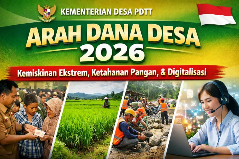 Pemerintah Tetapkan Arah Penggunaan Dana Desa 2026, Fokus Kemiskinan Ekstrem hingga Ketahanan Pangan dan Digitalisasi