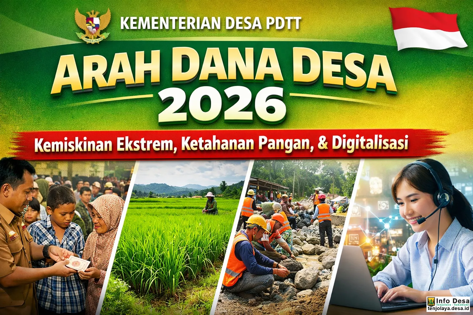 Pemerintah Tetapkan Arah Penggunaan Dana Desa 2026, Fokus Kemiskinan Ekstrem hingga Ketahanan Pangan dan Digitalisasi