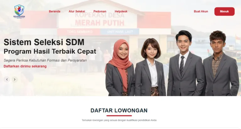 Rekrutmen Manajer Koperasi Desa Merah Putih Dibuka, Pendaftaran Hingga 24 April 2026