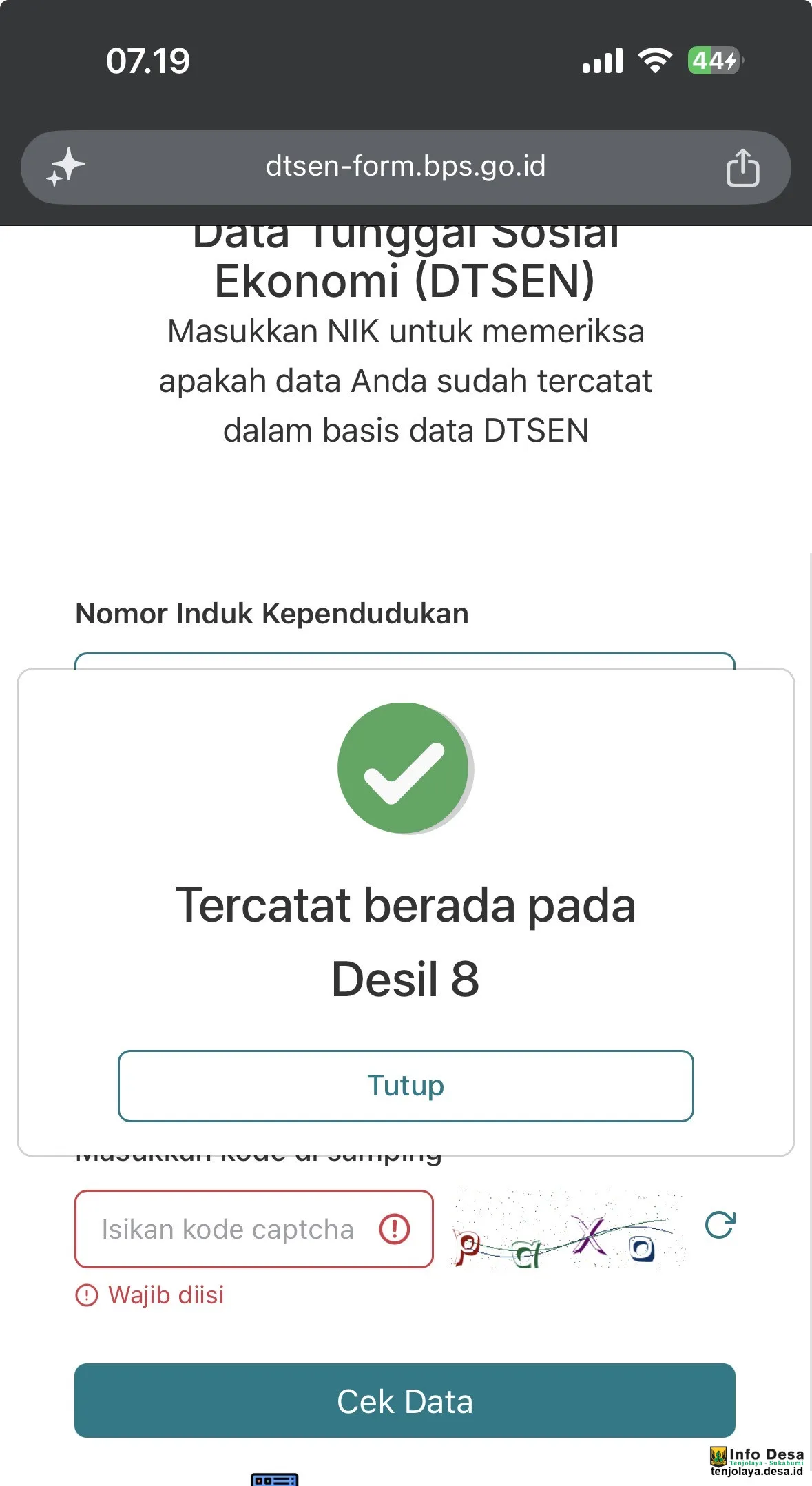 Cara Cek Desil DTSEN Secara Online Menggunakan NIK, Mudah dan Bisa Dilakukan Sendiri
